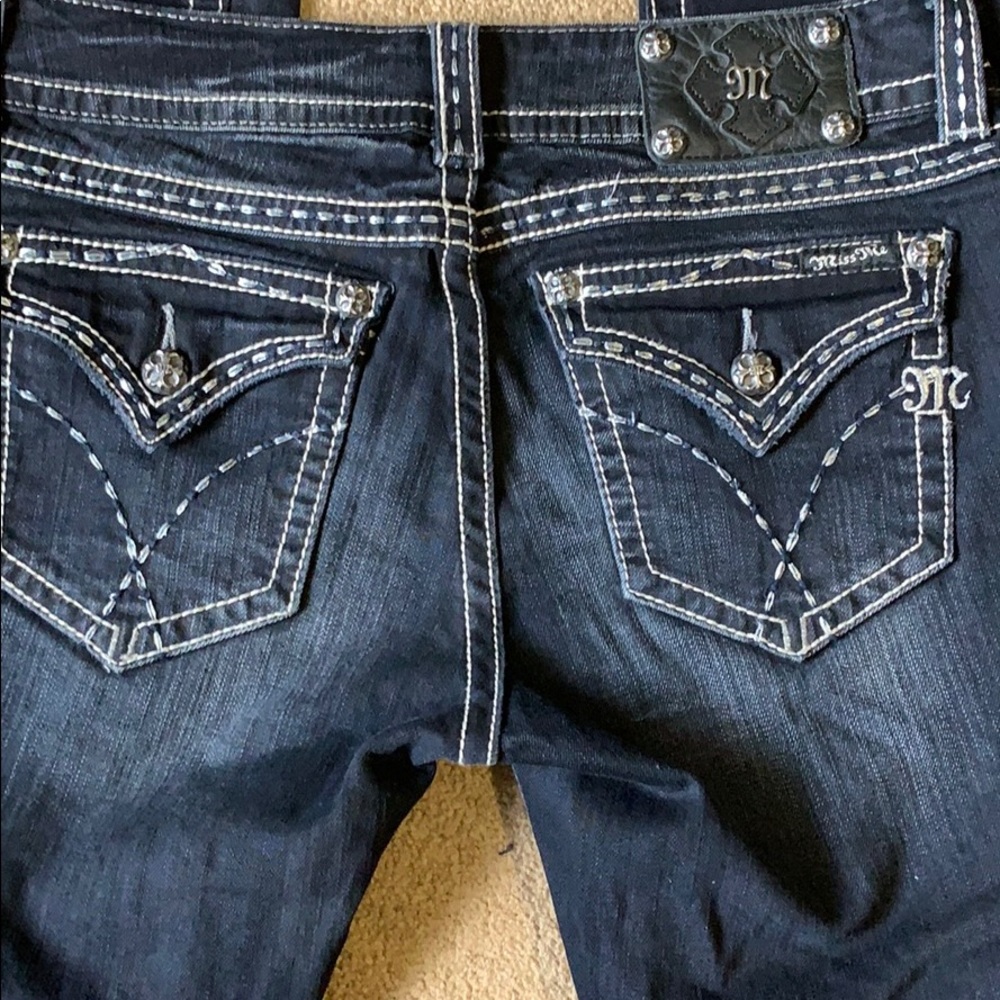 Miss Me Jess Boot Black Jeans 30x30”